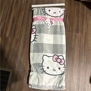 Hello Kitty Plush Easter Spring Throw Blanket